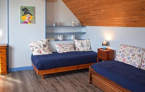 2 chambres, lit de bébé portatif, accès au Wi-Fi (inclus)
