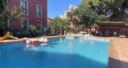 Calvi-Wohnung im Stadtzentrum mit Swimmingpool