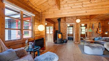 TV connectée, cheminée