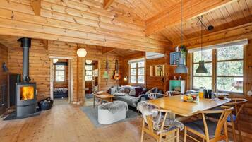 TV connectée, cheminée