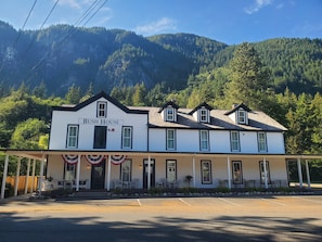 Voorkant van accommodatie