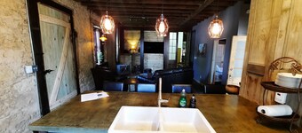 Primitive yet classy apartment in rural Iowa near small town shopping and hiking