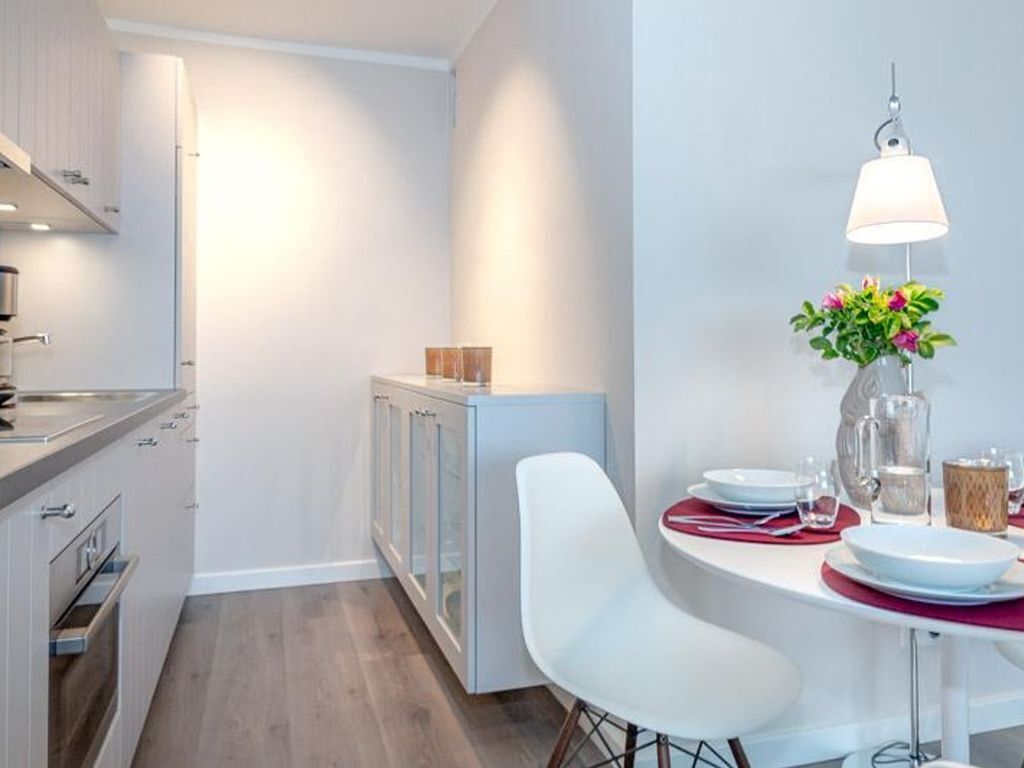 Fridge, electric kettle, toaster