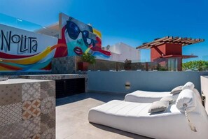 Property grounds - Apartment 2 rooms terrace and private pool 5th Avenue (Playa del Carmen)