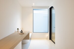 Standard Room | Living area | 43-inch LCD TV with cable channels, TV