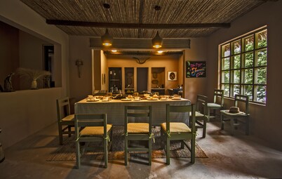 Hermosa casa de lujo en la selva, a orillas de la Laguna Azul.