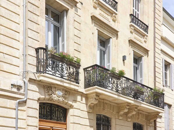 Façade de l’hébergement