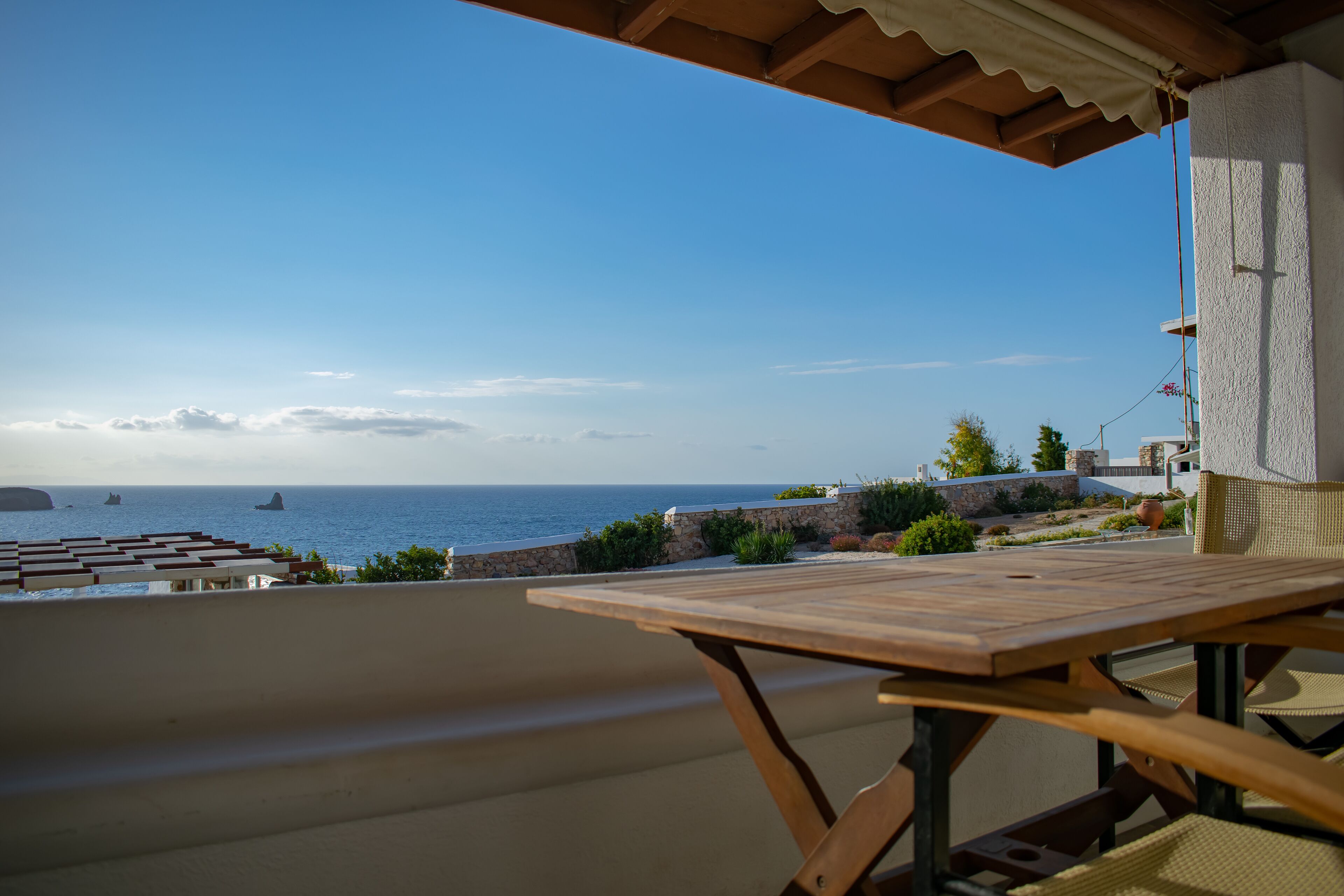 Villa 78 m2 in Agia Irini, 350 Meter to the Beach for 4 Guests With Pool Access