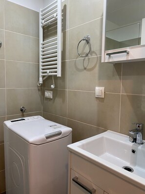 Apartamento, 1 quarto, sacada | Banheiro