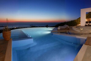 Villa, 5 Bedrooms | Pool | Outdoor pool - Villa Pastorale-360 Degree View-boule Game (Paros)