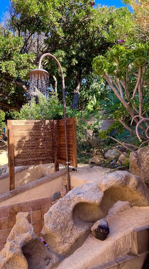 Ferienhaus, 2 Schlafzimmer, Balkon, Gartenblick | Aussenbereich