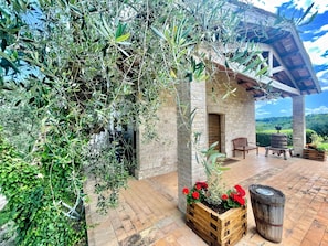 Villa, Multiple Bedrooms, Private Pool, Garden View | Terrace/patio - Spoleto Tranquilita Sleeps 20 With Wifi Pool Yoga Studio Gardens and Views (Spoleto)