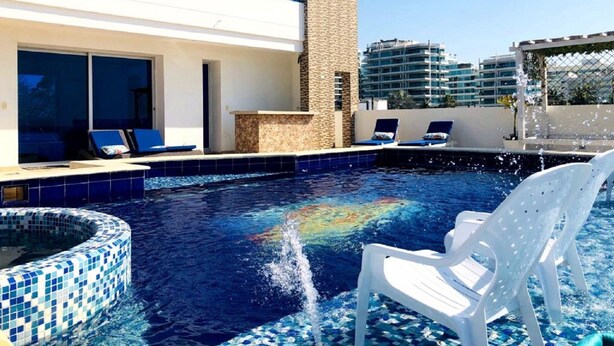Unclassified image, 1 of 27, button - 6mb-1 Mansion In Cartagena On The Beach With Air Conditioning And Wifi (Cartagena)