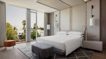 Individually decorated, individually furnished, desk, laptop workspace