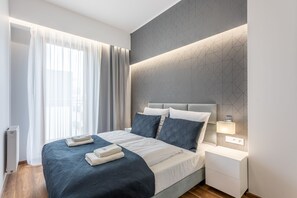 1 غرفة نوم ومكواة/لوح كي وواي فاي مجانًا وملاءات أسرّة