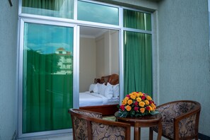 In-room safe, individually furnished, desk, laptop workspace - FENAST Guesthouse (Addis Ababa)