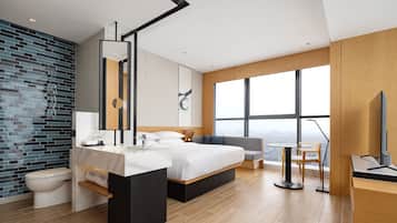 Habitación ejecutiva, 1 cama de matrimonio grande, vistas a la ciudad