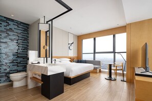Quarto executivo, 1 cama King, vista para a cidade