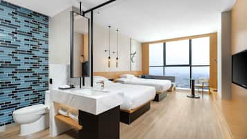 Executive Room, 2 Double Beds, City View