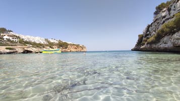 Beach nearby, sun-loungers