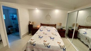 1 bedroom, internet, bed sheets