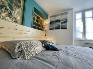 1 غرفة نوم وواي فاي مجانًا وملاءات أسرّة