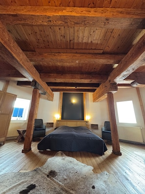 3 bedrooms, iron/ironing board, free WiFi, bed sheets - 200 year old windmill as a vacation home near Greetsiel. Pet friendly! (Krummhörn)