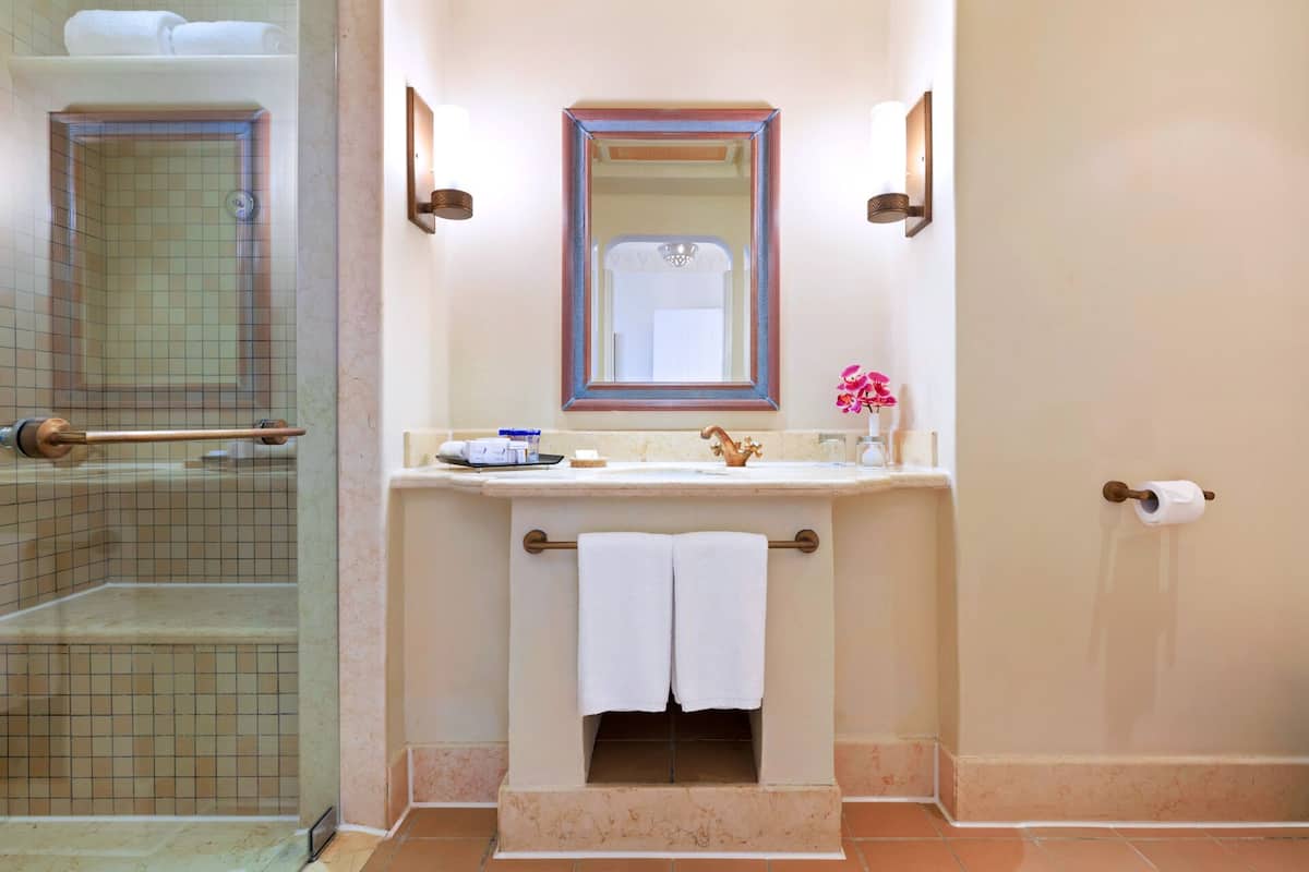 free toiletries, hair dryer, slippers, towels