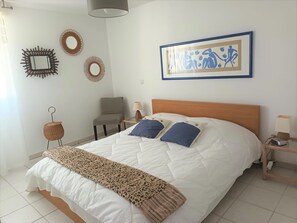 2 habitaciones, wifi gratis y ropa de cama 