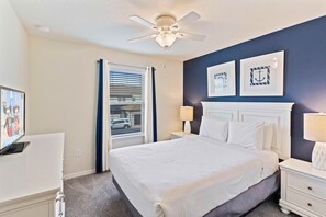 5 عدّة غرف نوم ومكواة/لوح كي وواي فاي وملاءات أسرّة