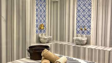 Espace de soins pour les couples, massages aux pierres chaudes