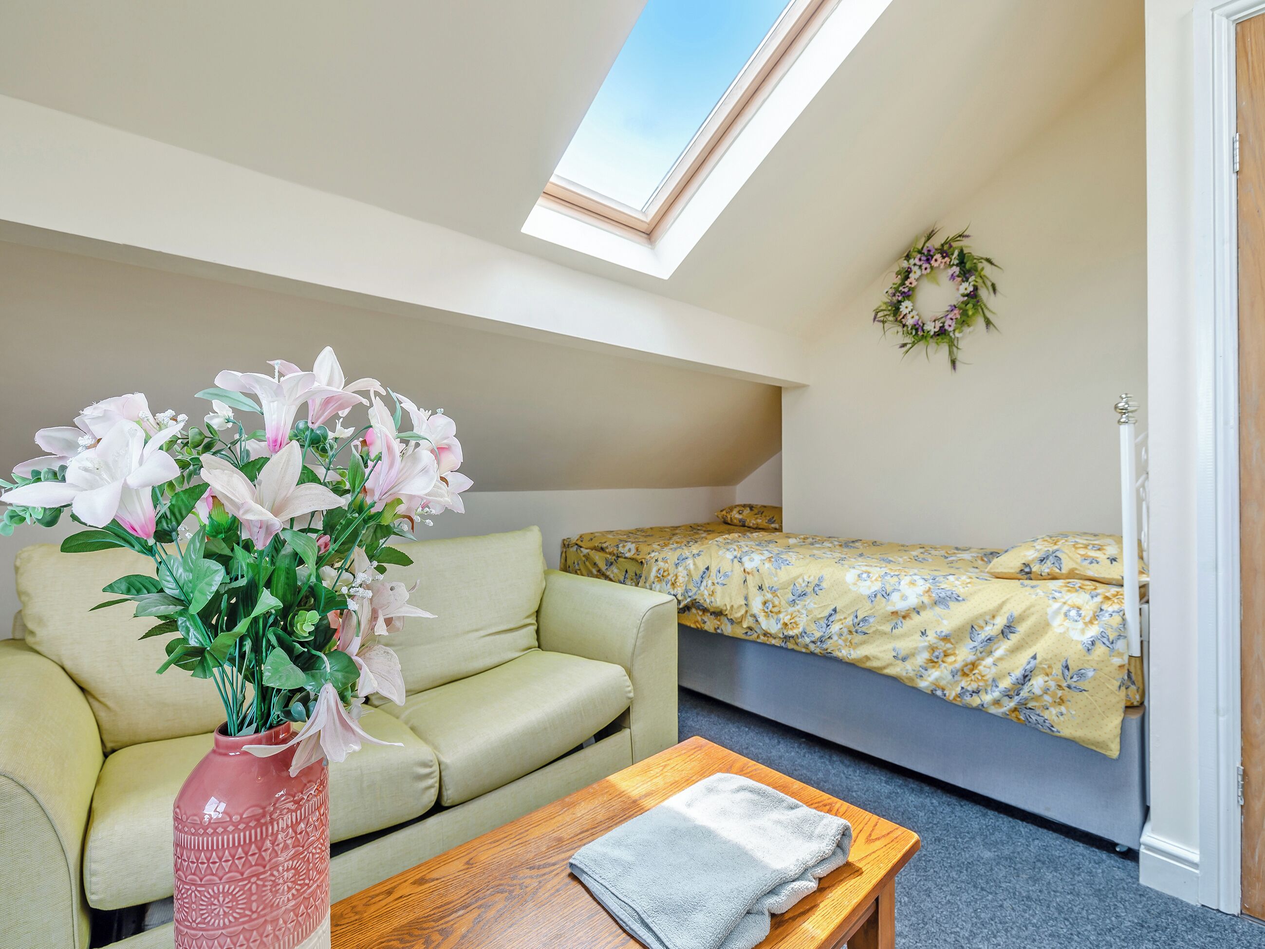 1 chambre, literie fournie
