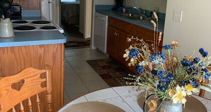 Duplex in the country ten minutes from Frankenmuth-Betty’s Birch Run Road Place.