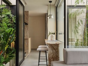 Minibar, in-room safe, desk, laptop workspace - The Newel Psychiko (Athens)