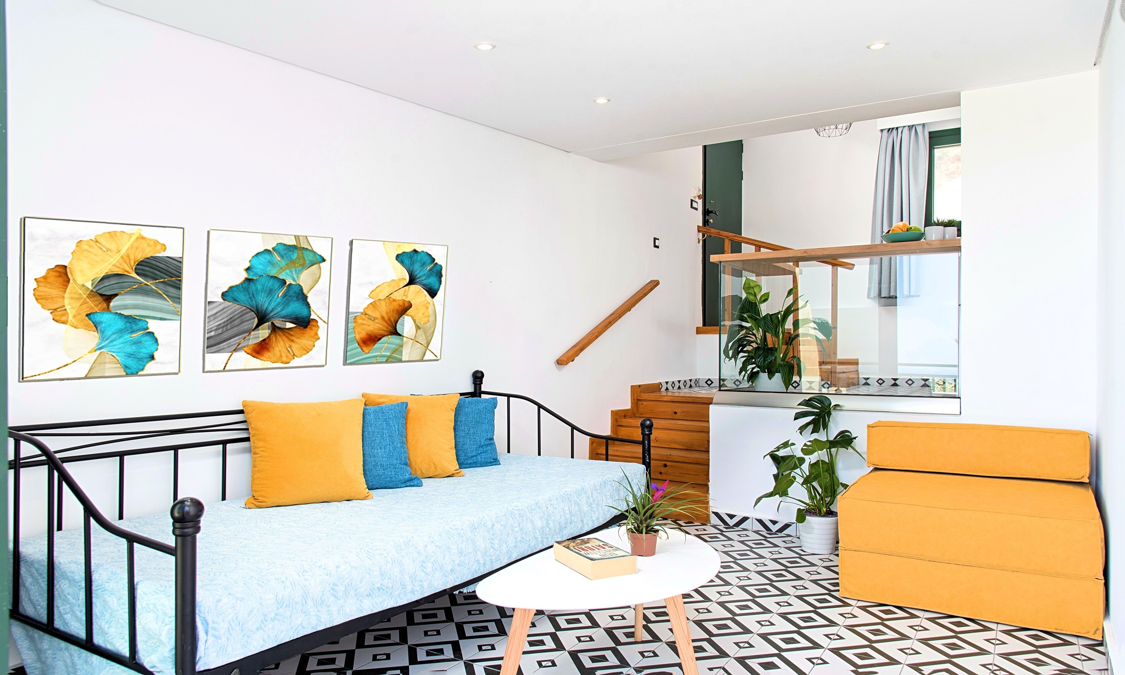 Apartamento Deluxe | Zona de estar | Una Smart TV