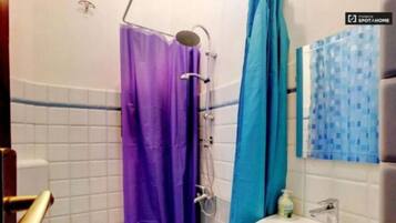 Shower, hair dryer