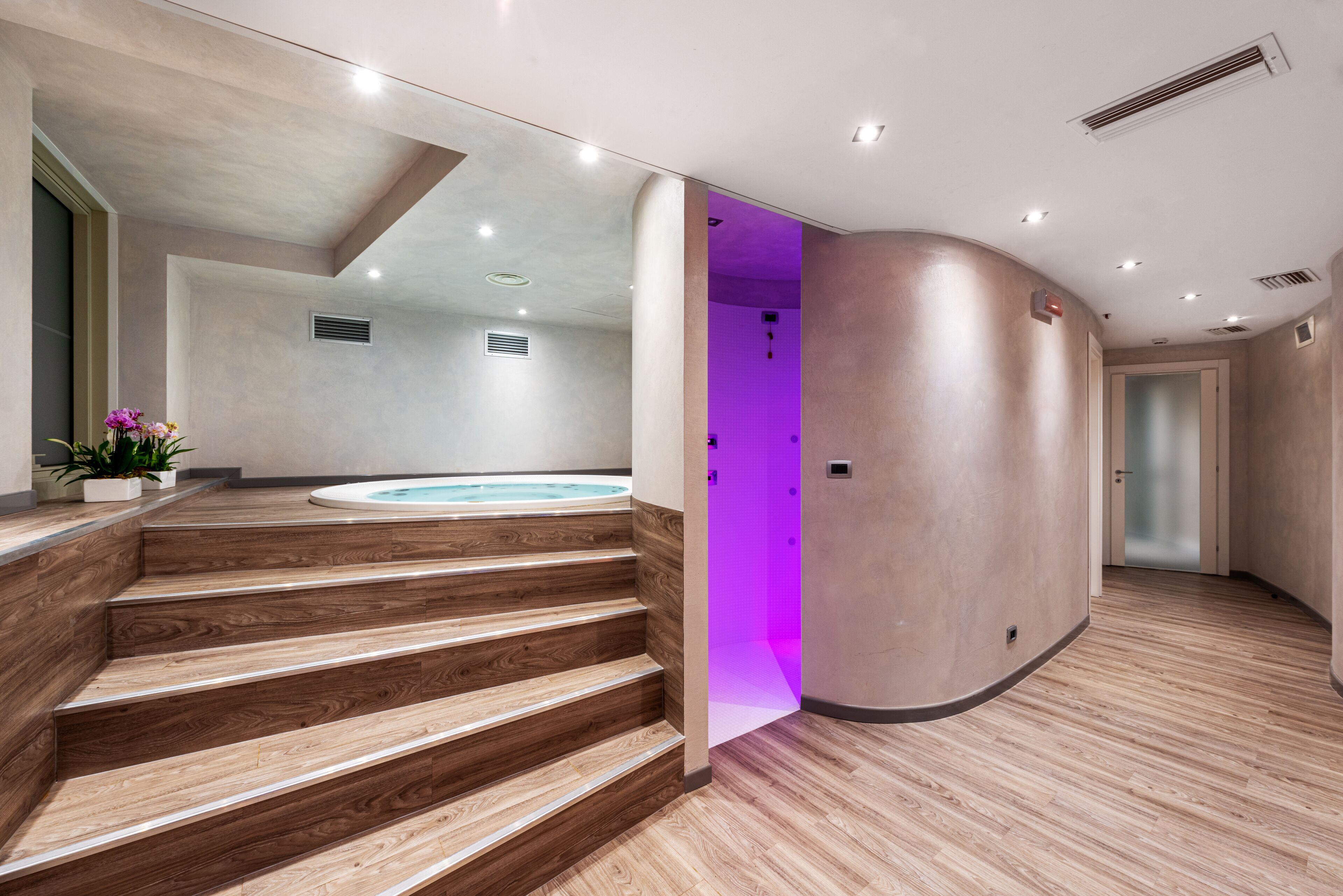 Body treatments, body scrubs, facials, manicures and pedicures, massages