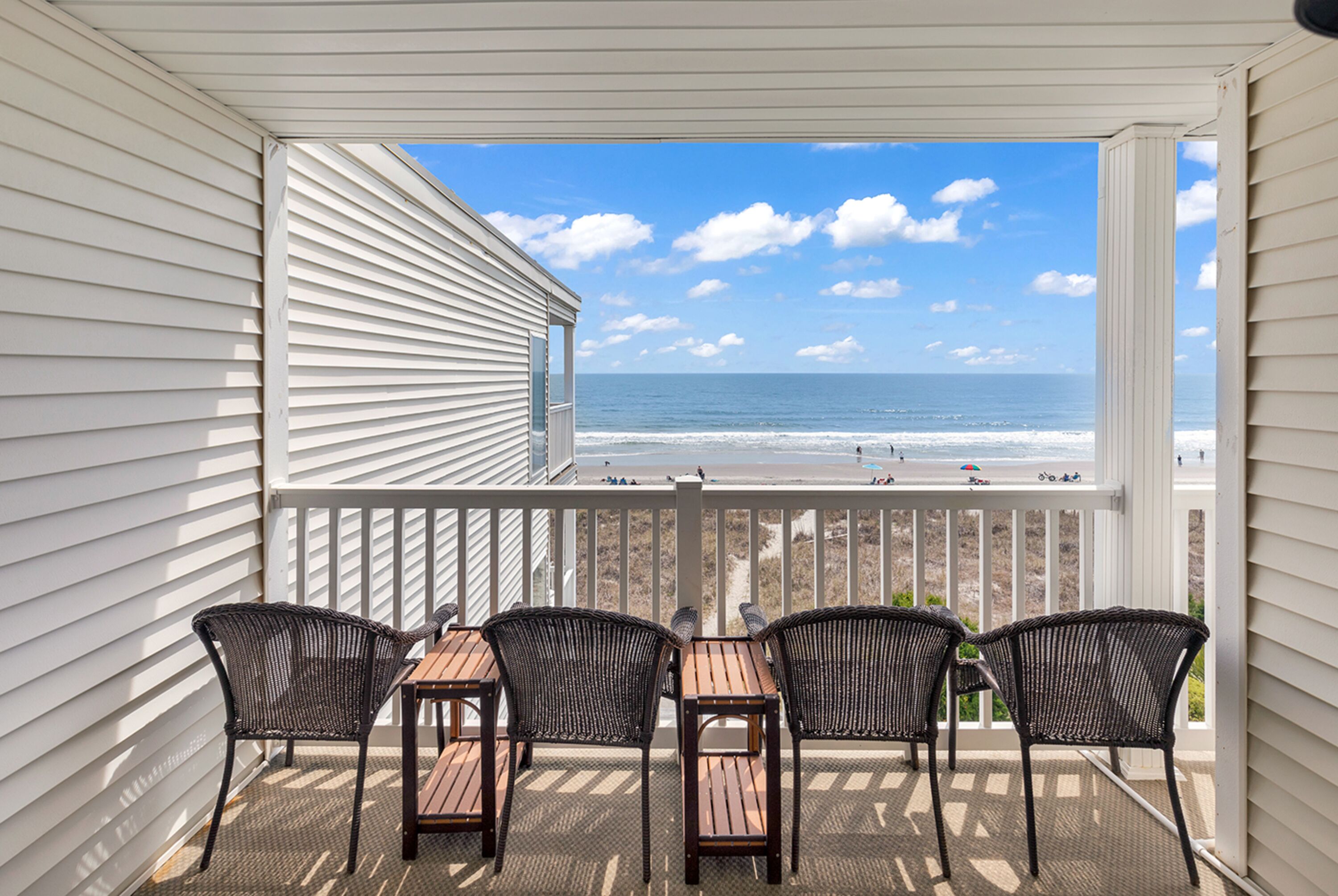 Signature-Apartment, 2 Schlafzimmer, Balkon, Strandblick | Balkon