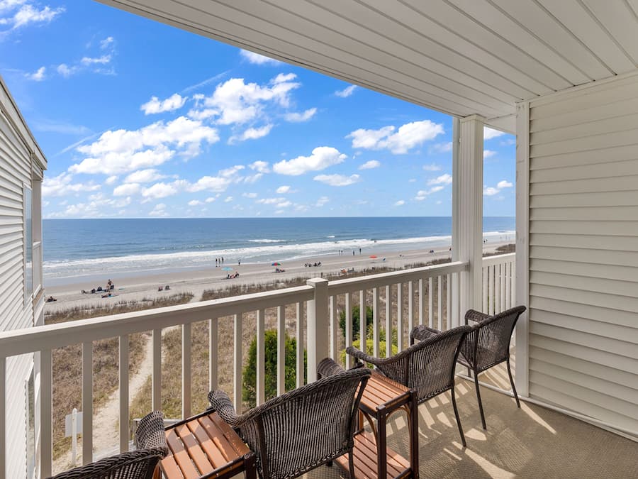 Appartamento Signature, 2 camere da letto, balcone, vista spiaggia | Balcone