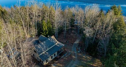 Private Waterfront Cottage with Dock on Big Etna Pond