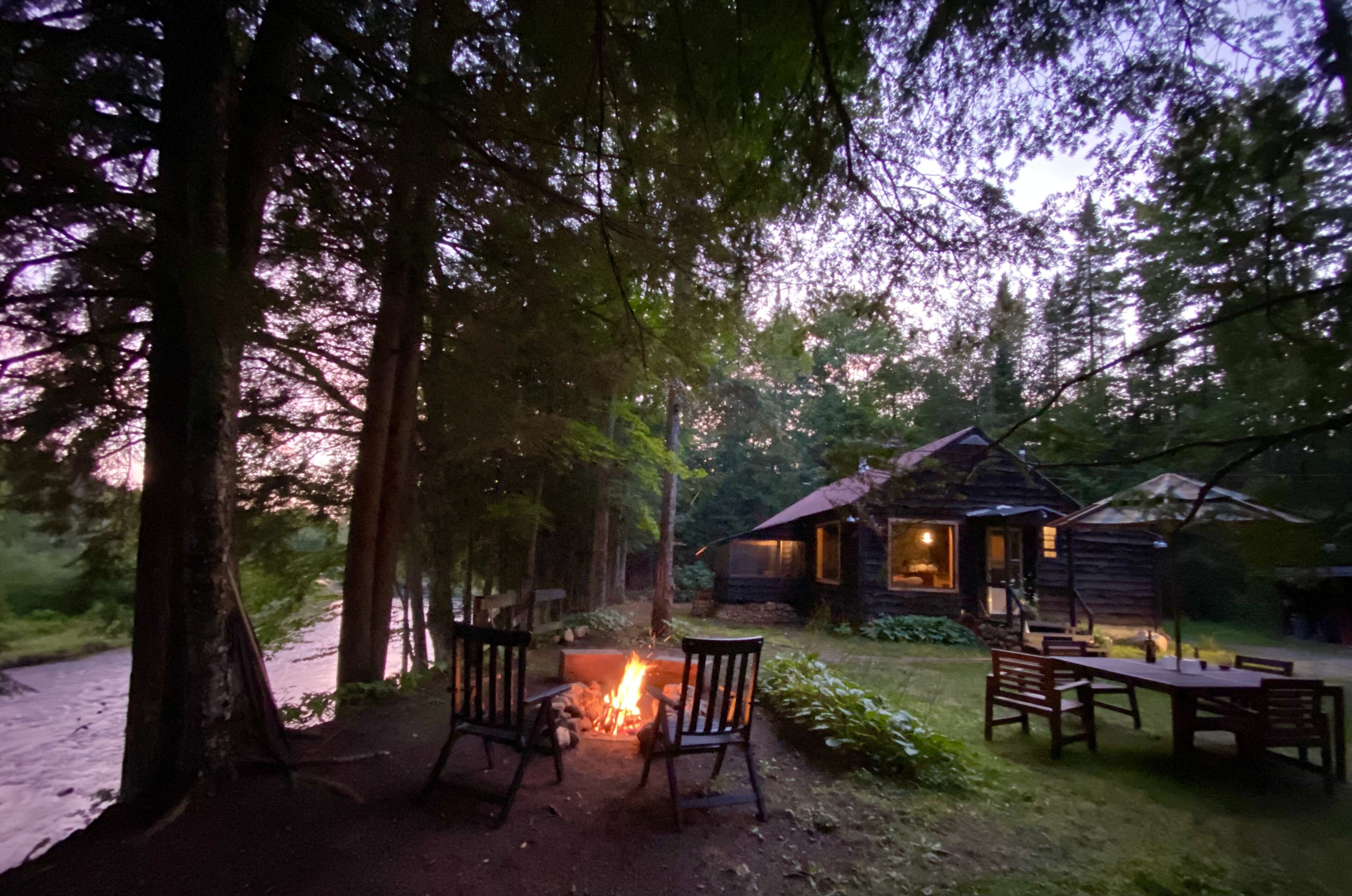 Exclusive Adirondack Cabin on River, 24 Private Acres