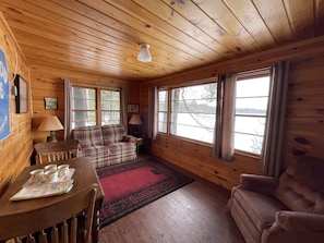 Télévision, cheminée