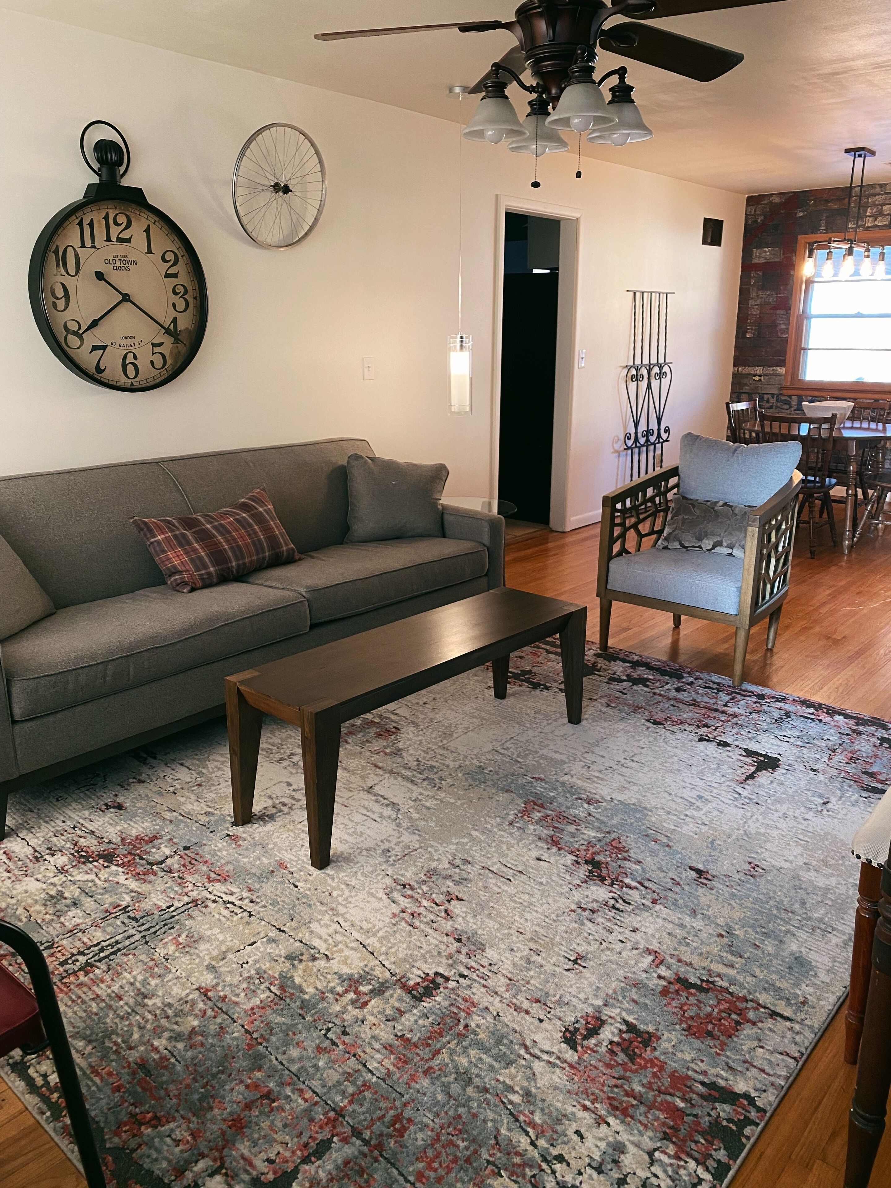 Industrial 3 Bedroom Home with Game Room & Patio