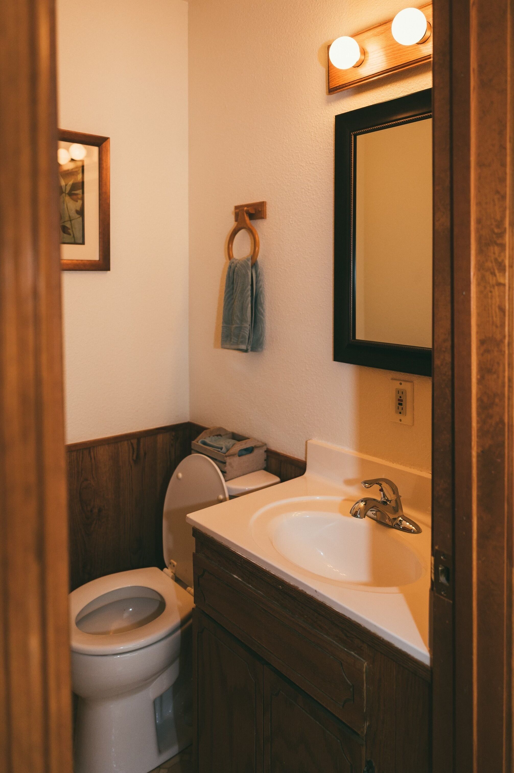 Cozy cabin with a beautiful wrap-around porch