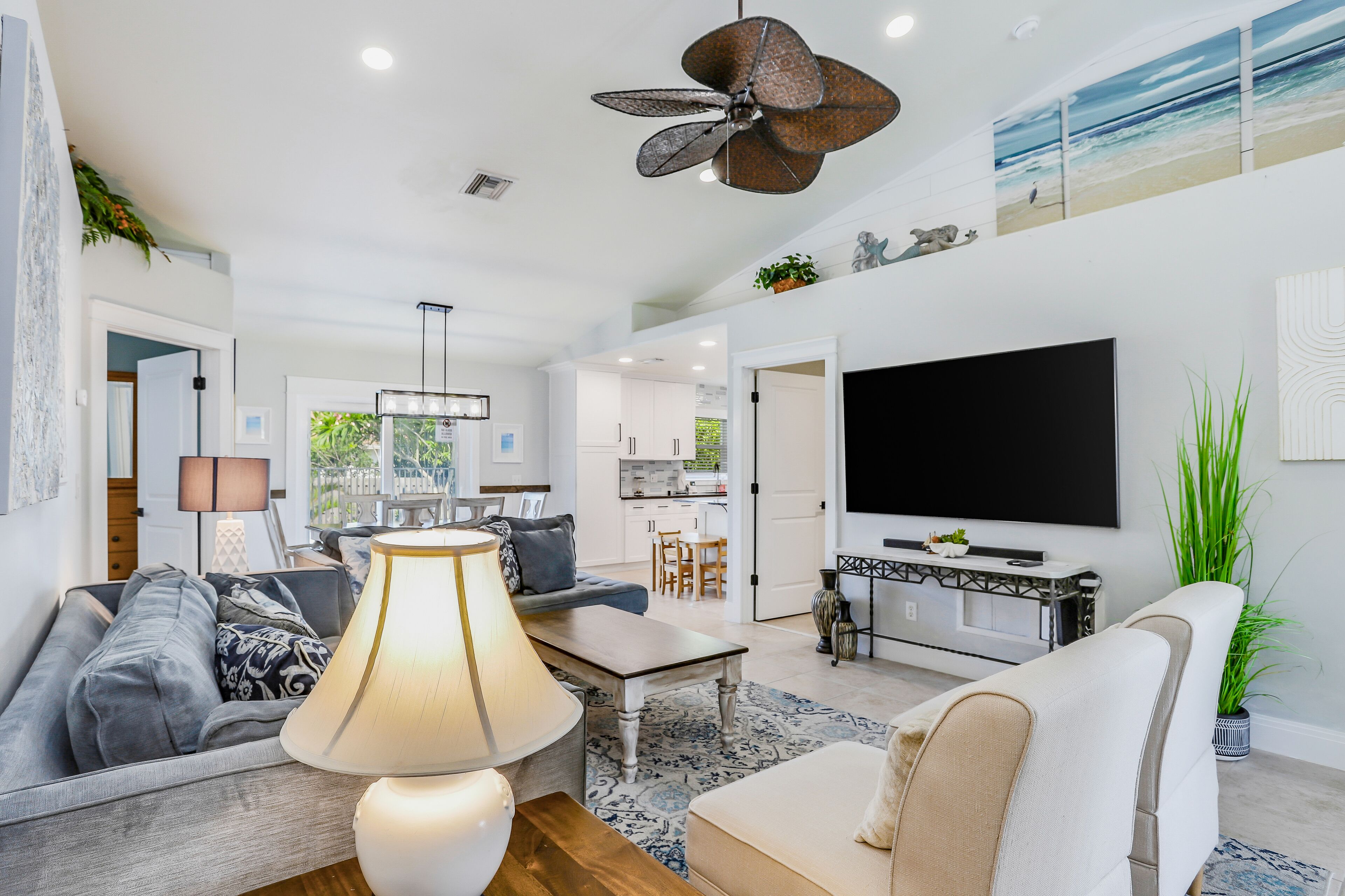 Beautiful house with private pool, firepit, & outdoor TVs - near several beaches