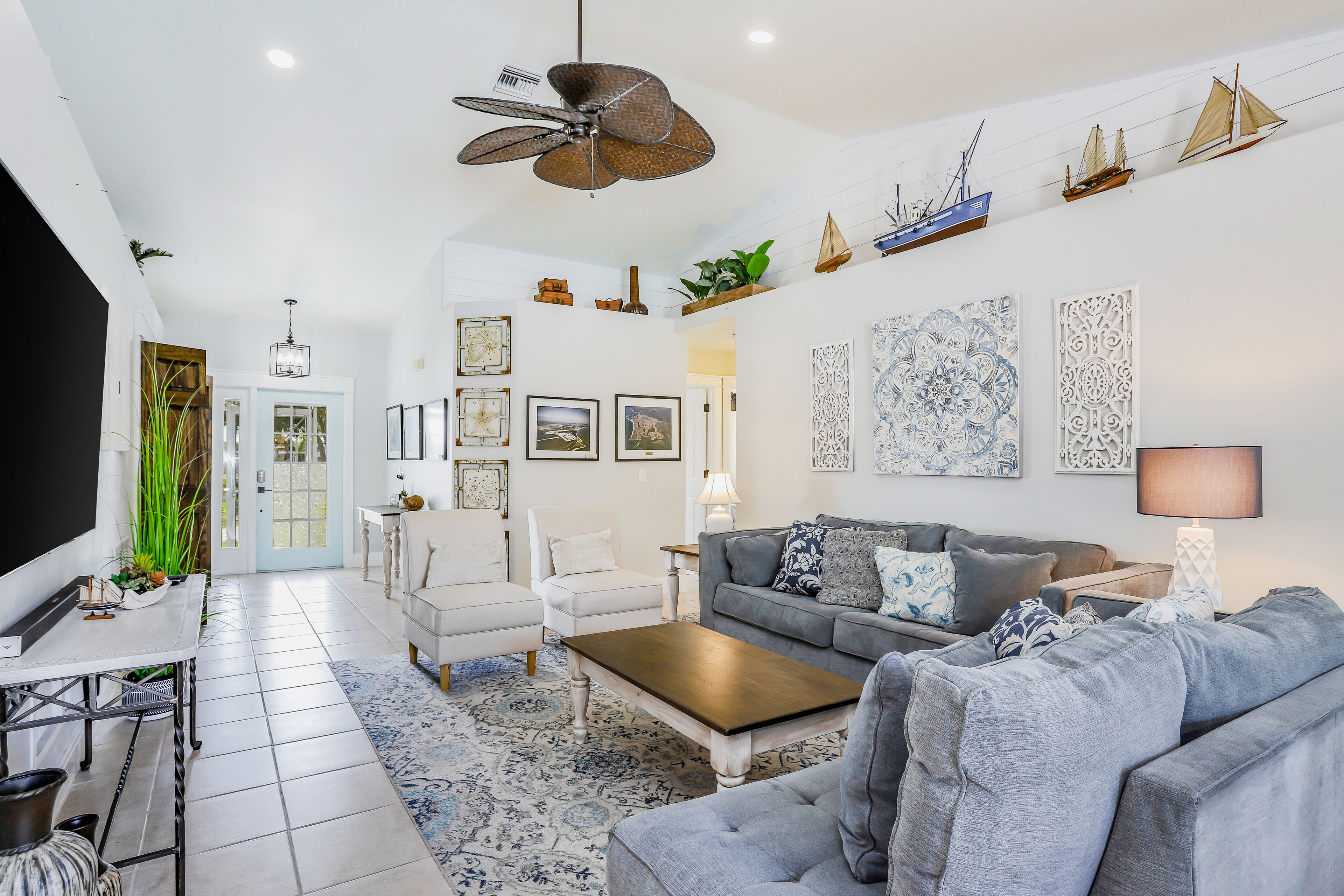 Beautiful house with private pool, firepit, & outdoor TVs - near several beaches