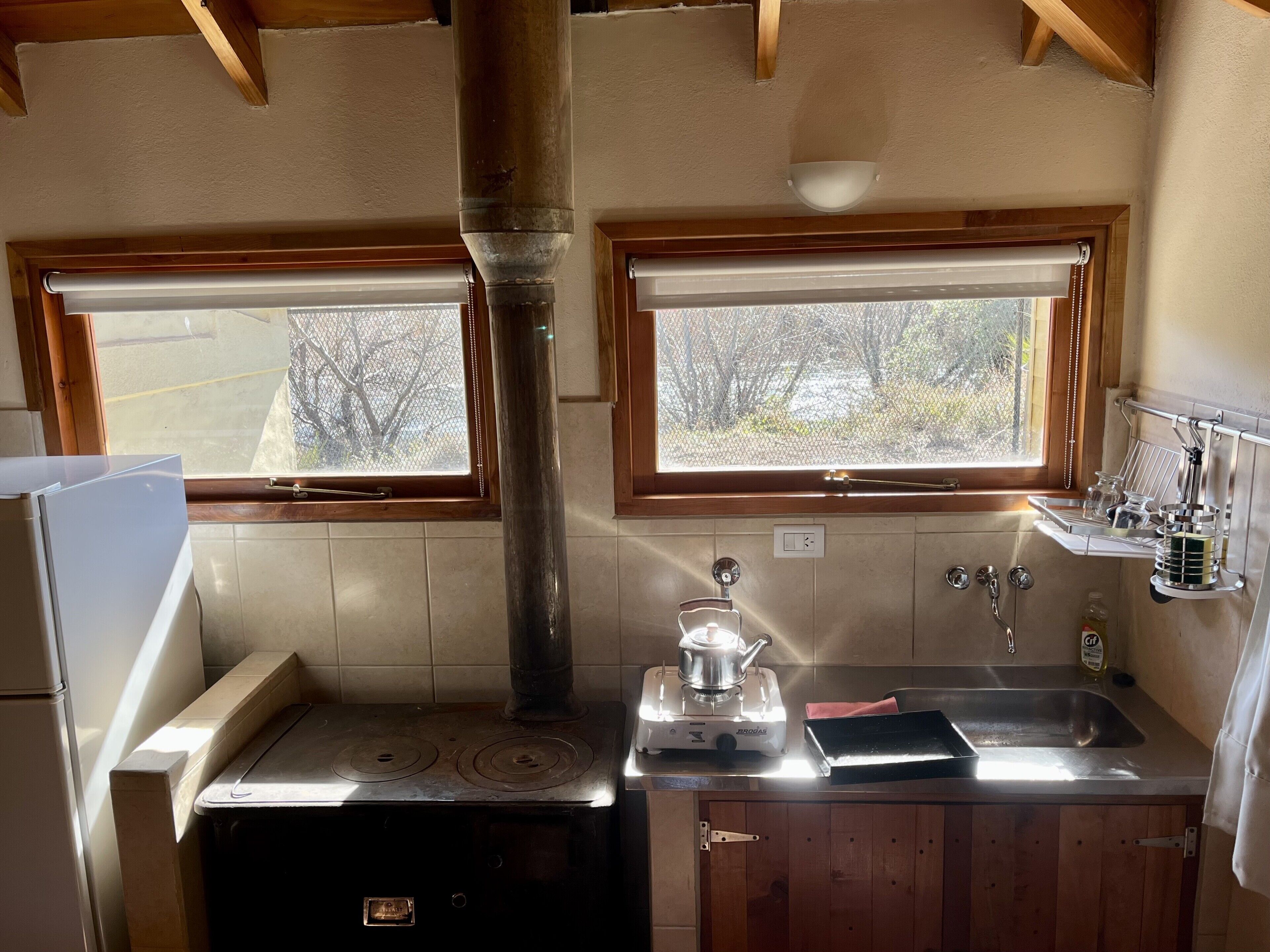 Fly Fishing Cabin. Coast River.