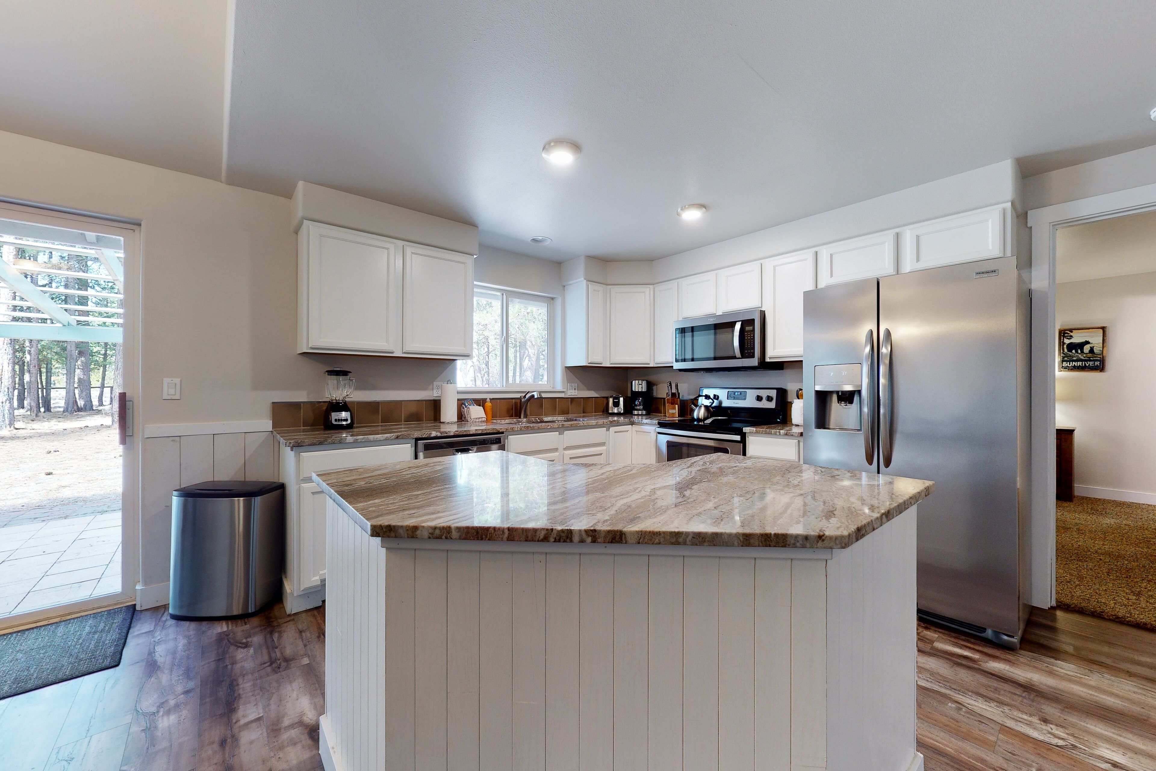 Dog-friendly getaway with WiFi, a wood stove, furnished patio, & gas grill