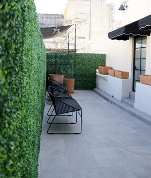 Terrace/patio - Hotel Real de Castilla Nuovo (Guadalajara)