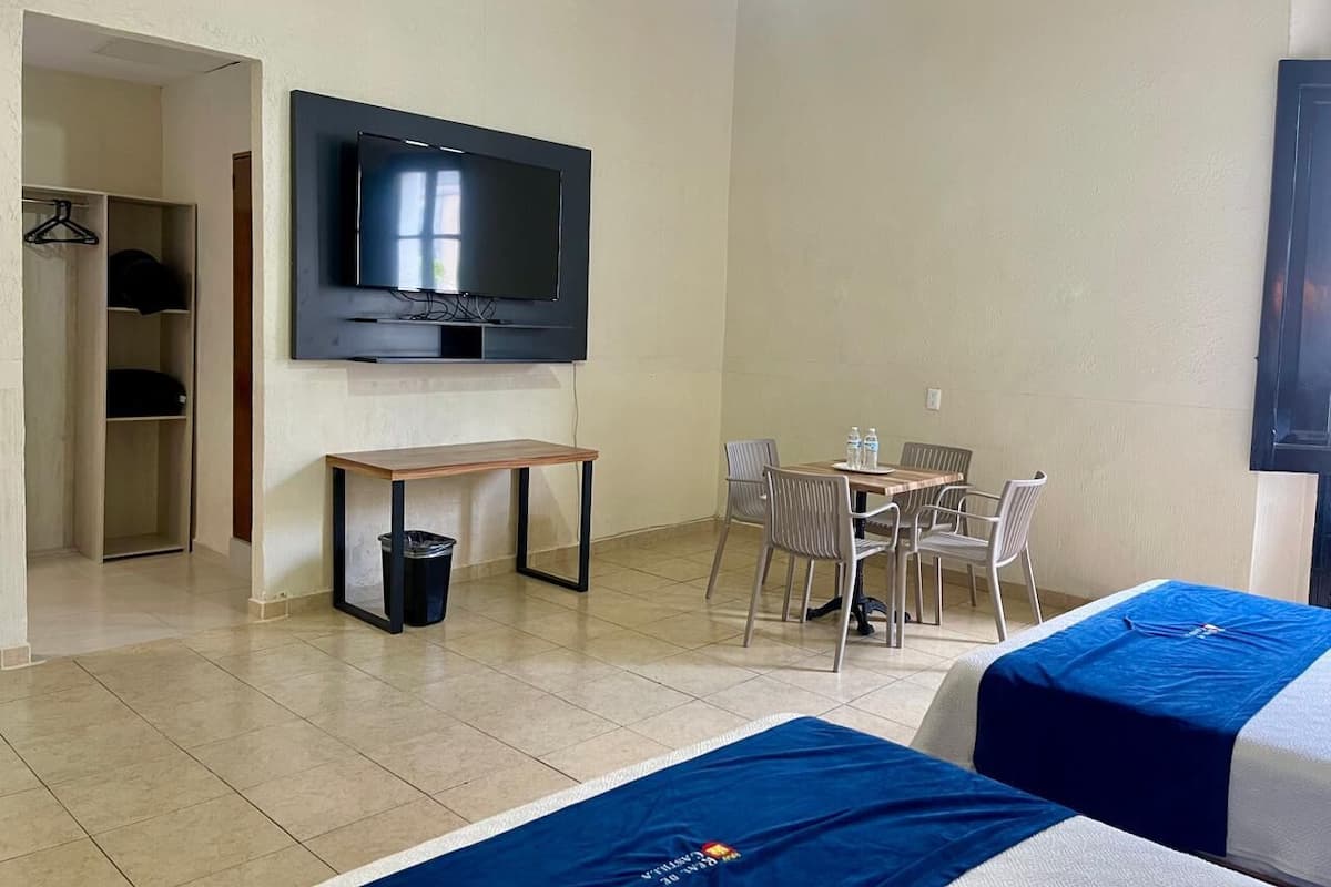 Room, 2 Queen Beds | Down comforters, individually furnished, bed sheets